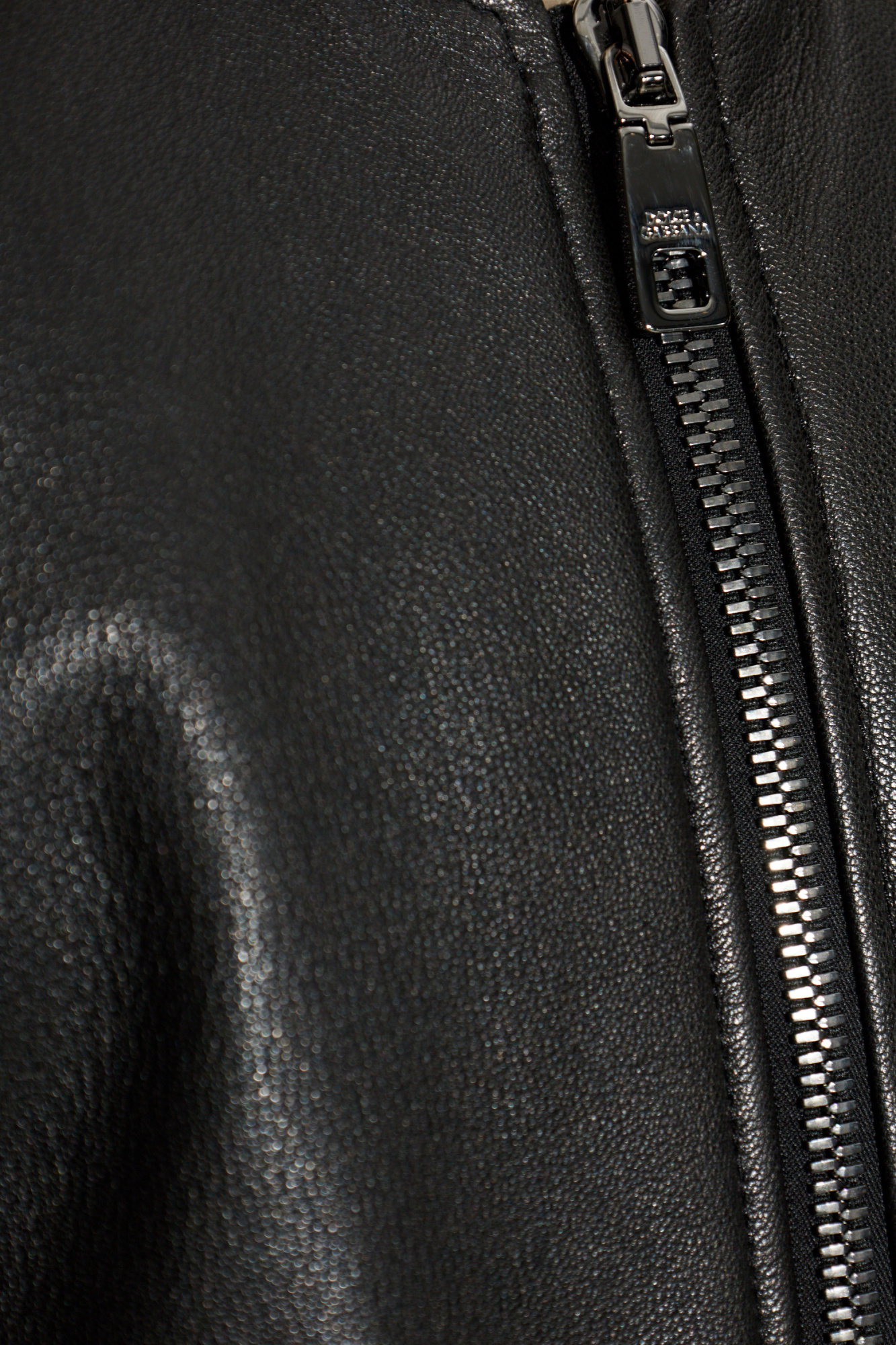 Black Leather 'bomber' jacket Dolce & Gabbana - Vitkac Canada
